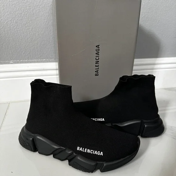 balenciaga speed trainer 25cm レディース Balenciaga Speed Women's Sneakers Pink Glitter Size 42 EU